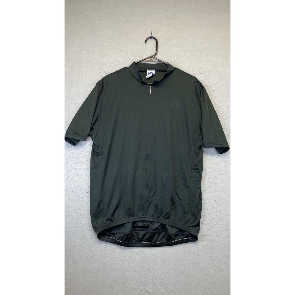 Voler Cycling‎ Jersey Mens 2XL Green Quarter Zip 3 Rear Pockets Made USA Road